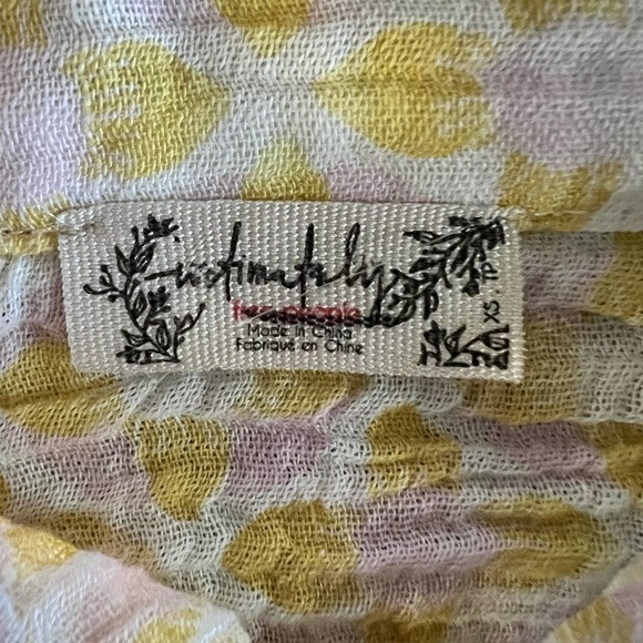 Free People Intimately Oversized Boxy Button Down Shirt Size XS - Picture 7 of 8